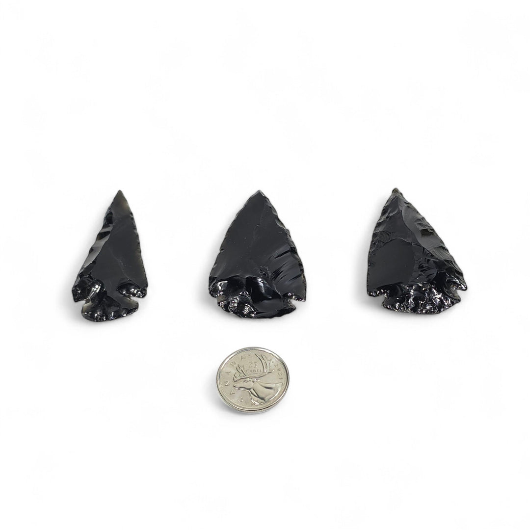Pointes de Flèche en Obsidienne