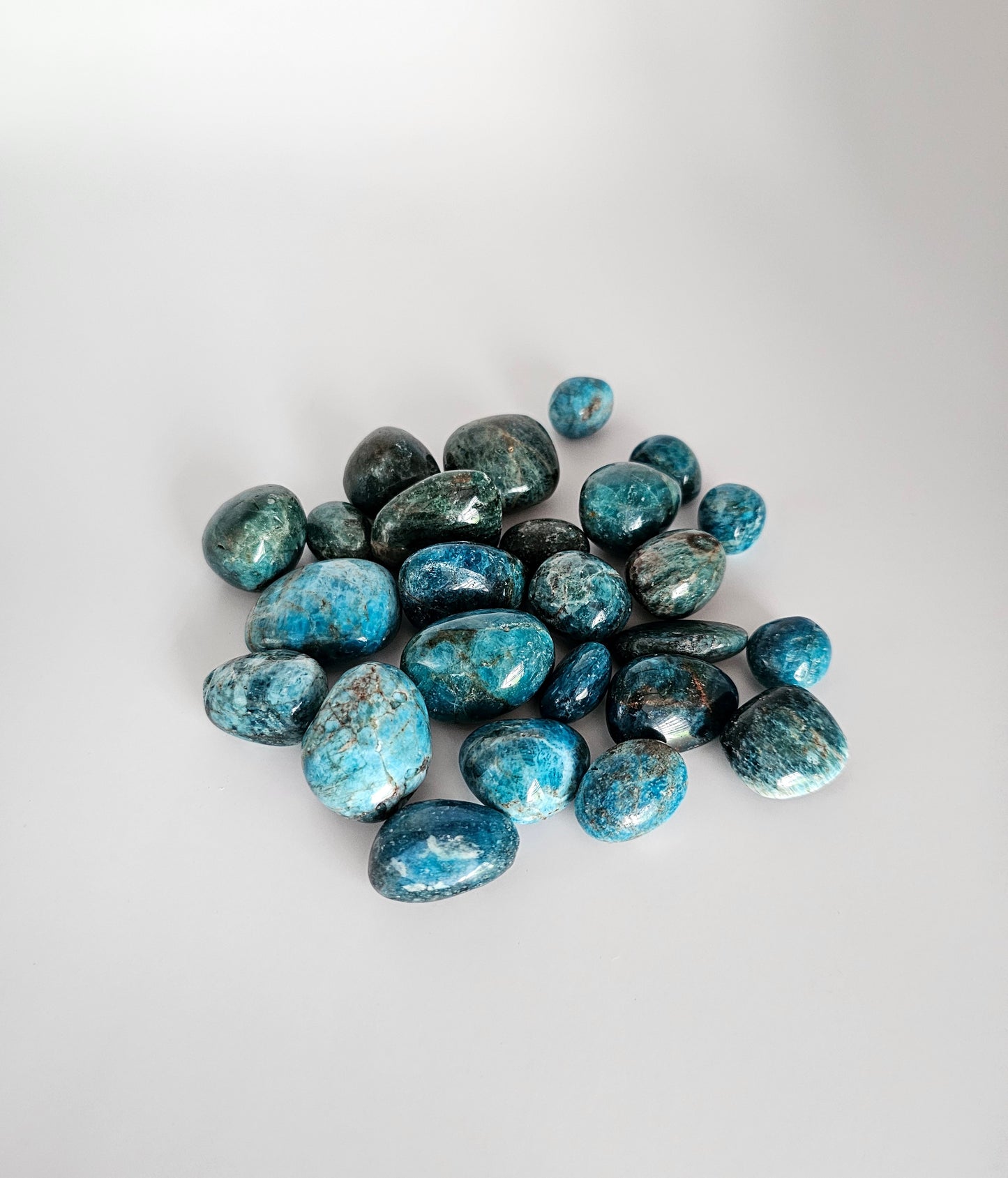 Apatite Bleu Polie