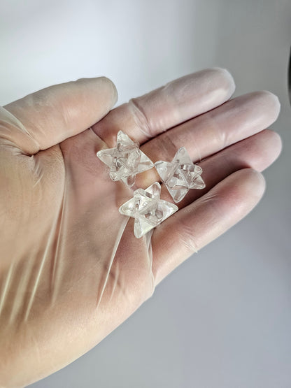 Mini Merkabas en Quartz Cristallisé