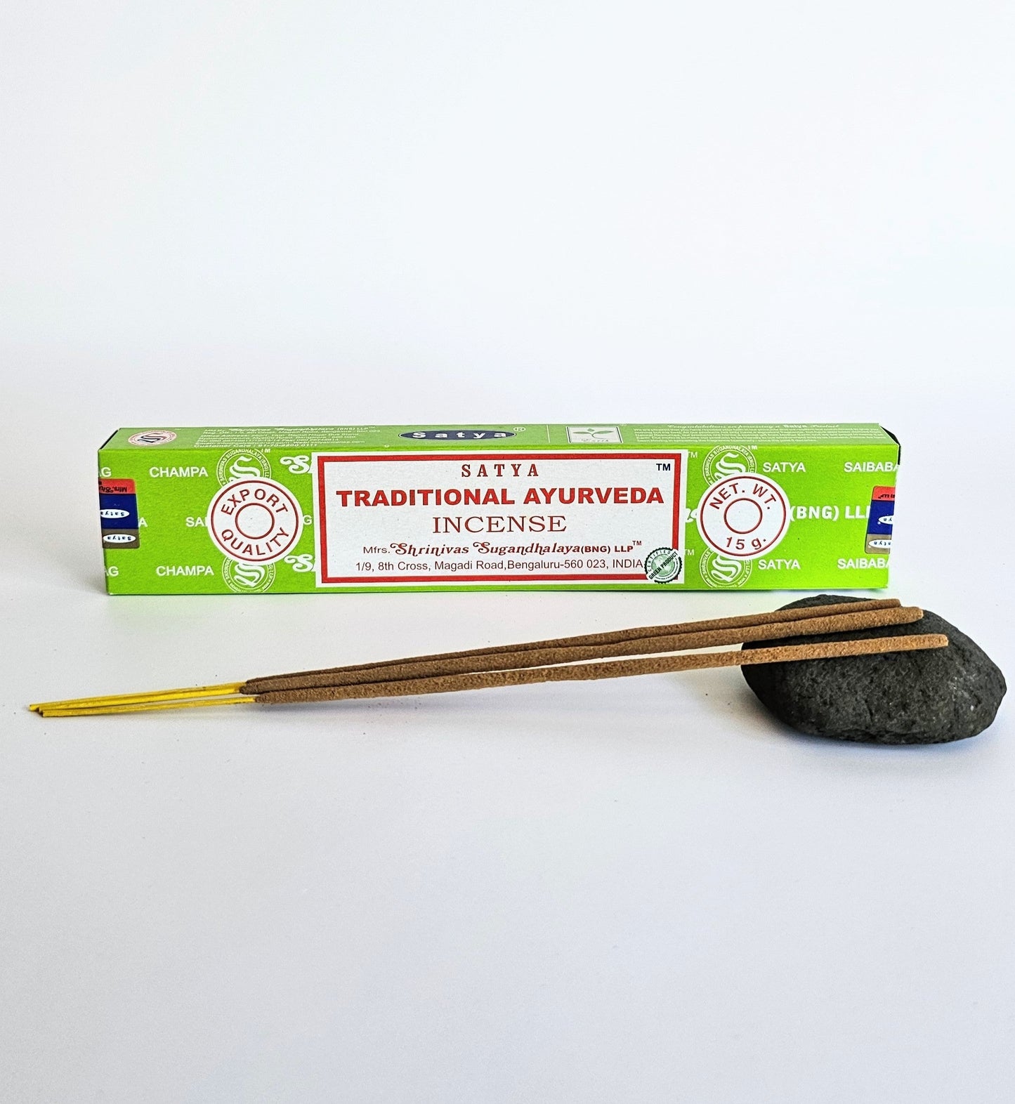 Encens Satya Nag Champa Traditional Ayurveda