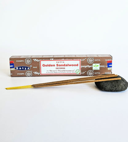 Encens Satya Nag Champa Golden Sandalwood