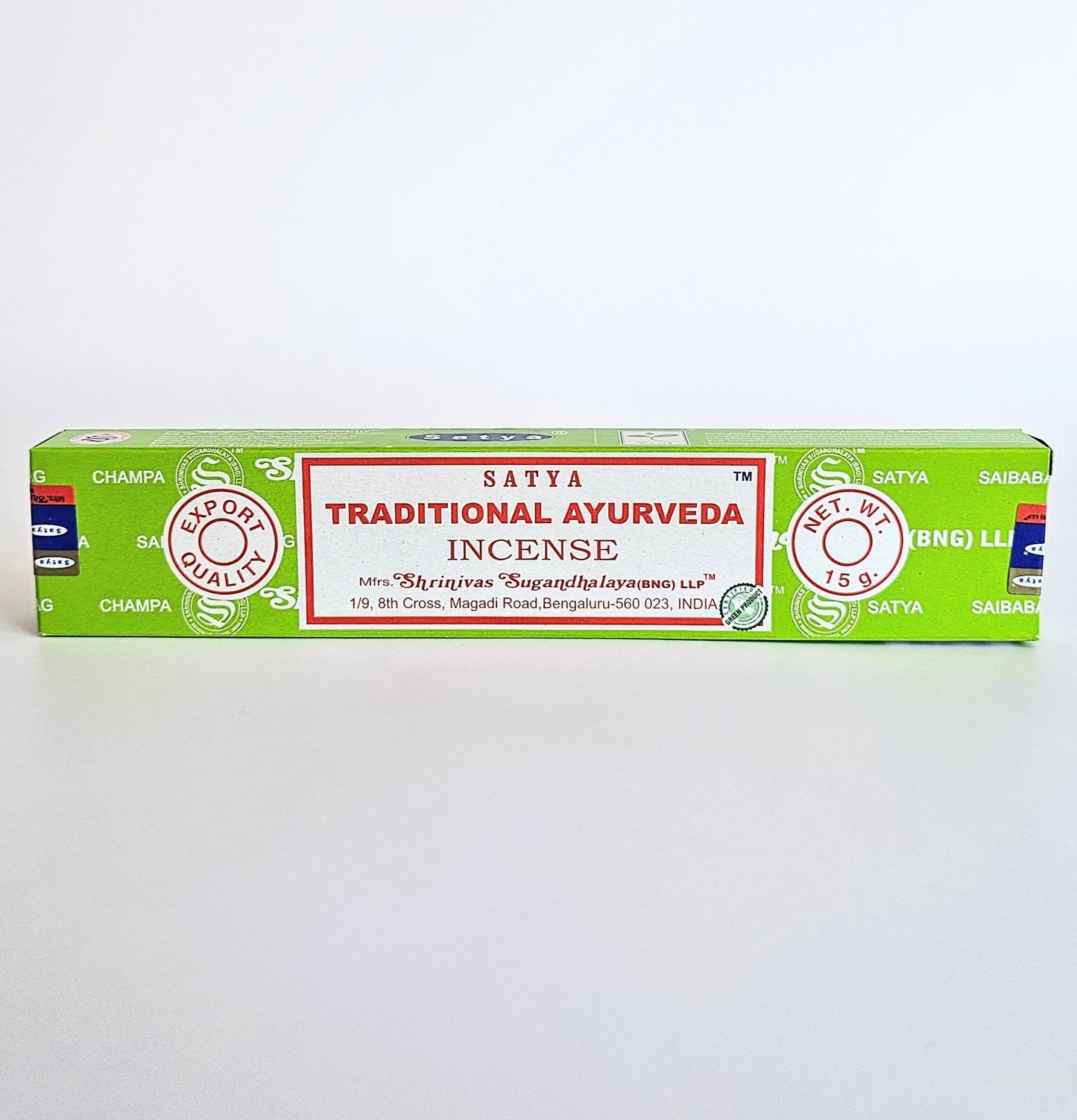 Encens Satya Nag Champa Traditional Ayurveda