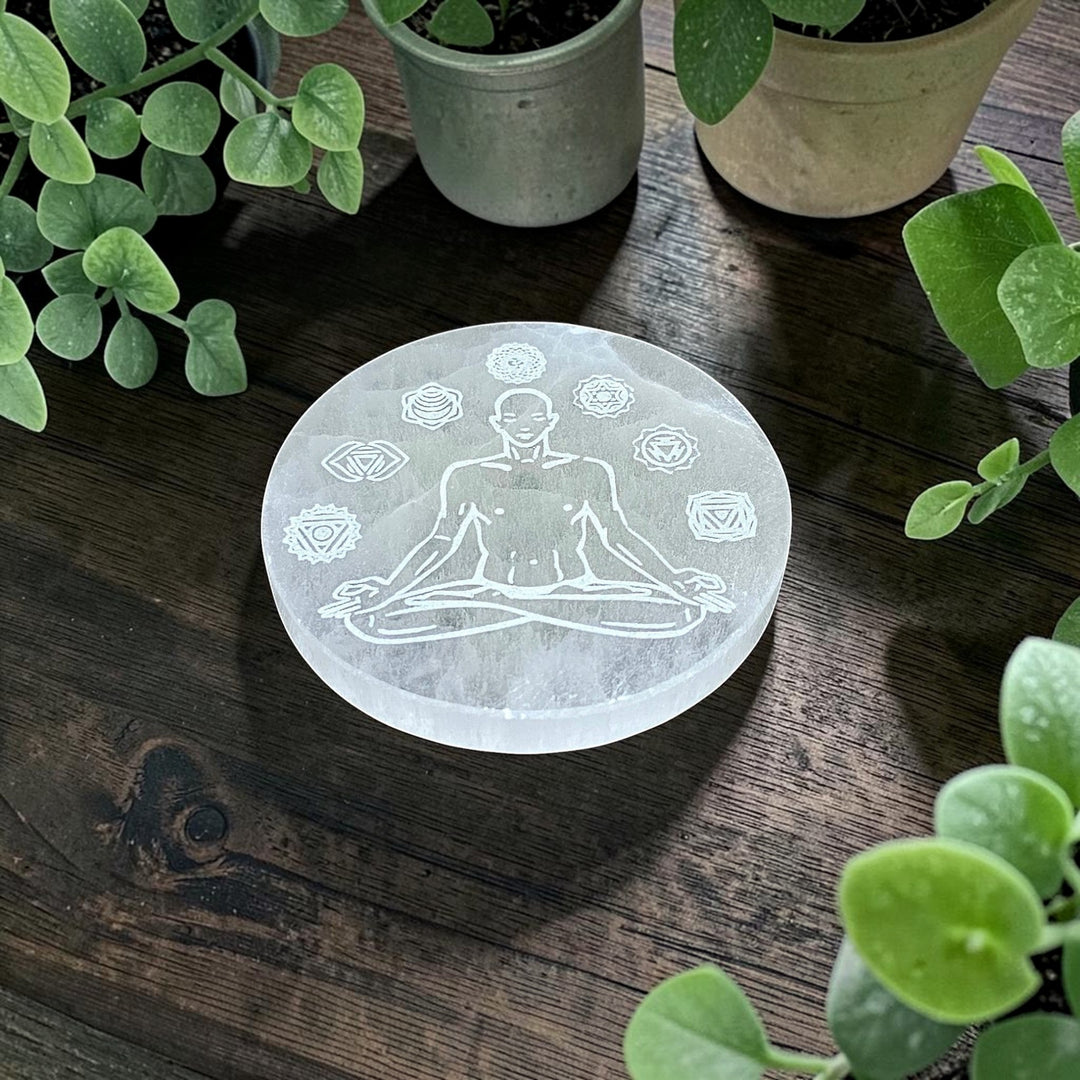 Assiette Sélénite Méditation