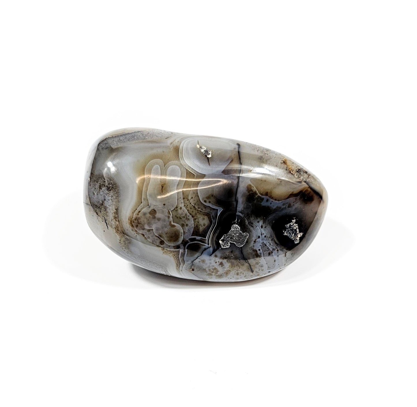 Agate Dendritique Polie