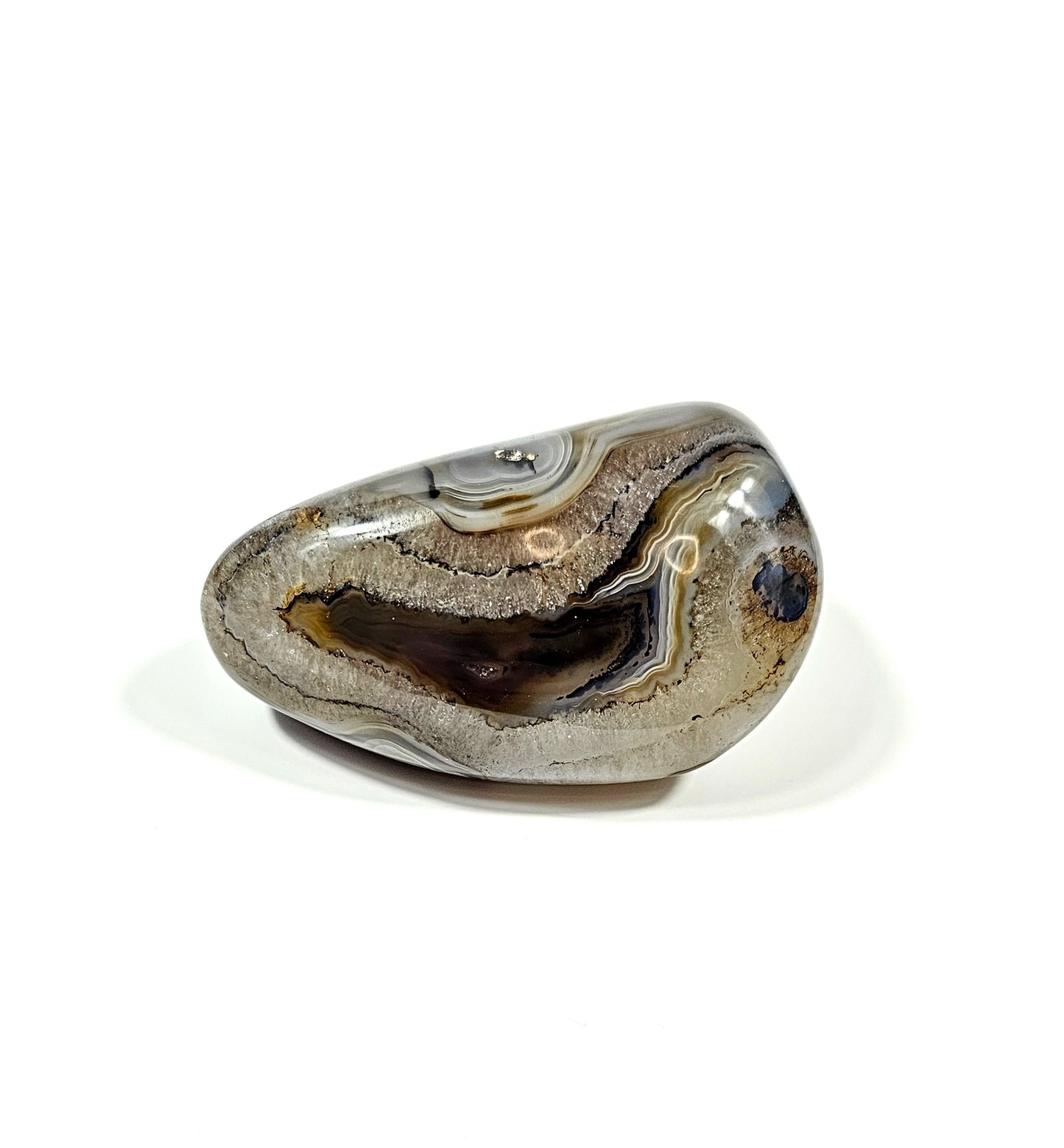 Agate Dendritique Polie