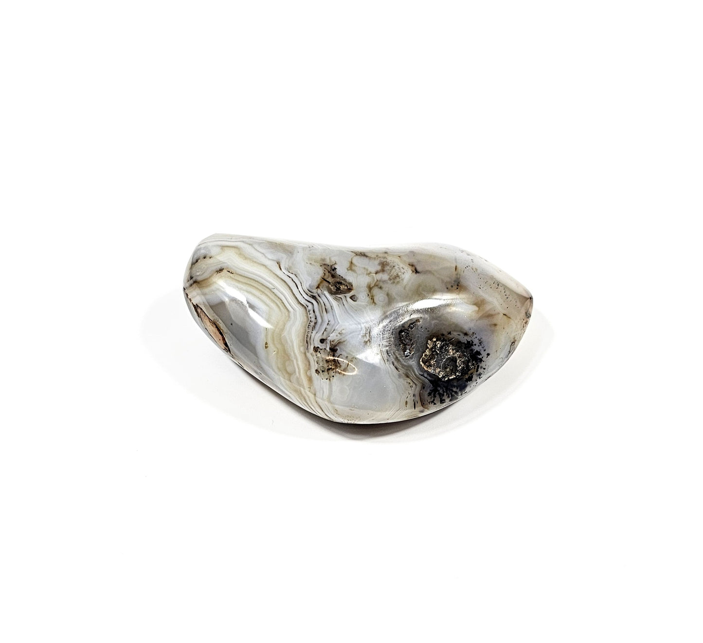 Agate Dendritique Polie