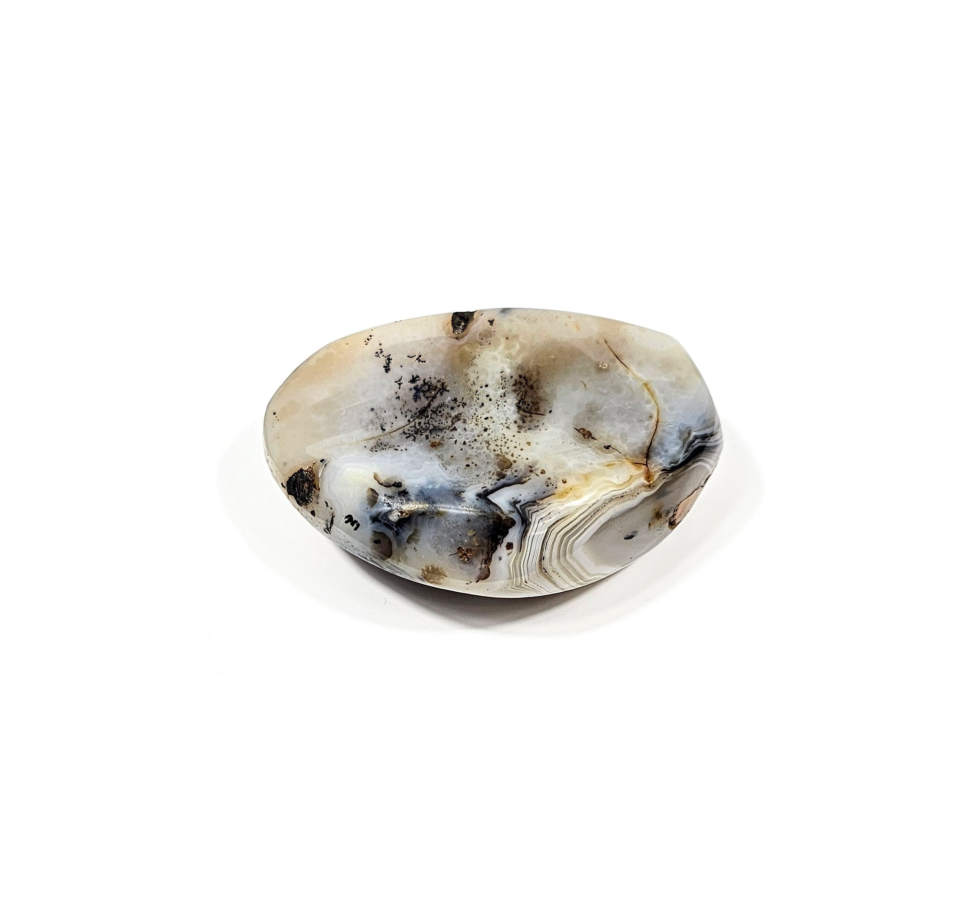 Agate Dendritique Polie