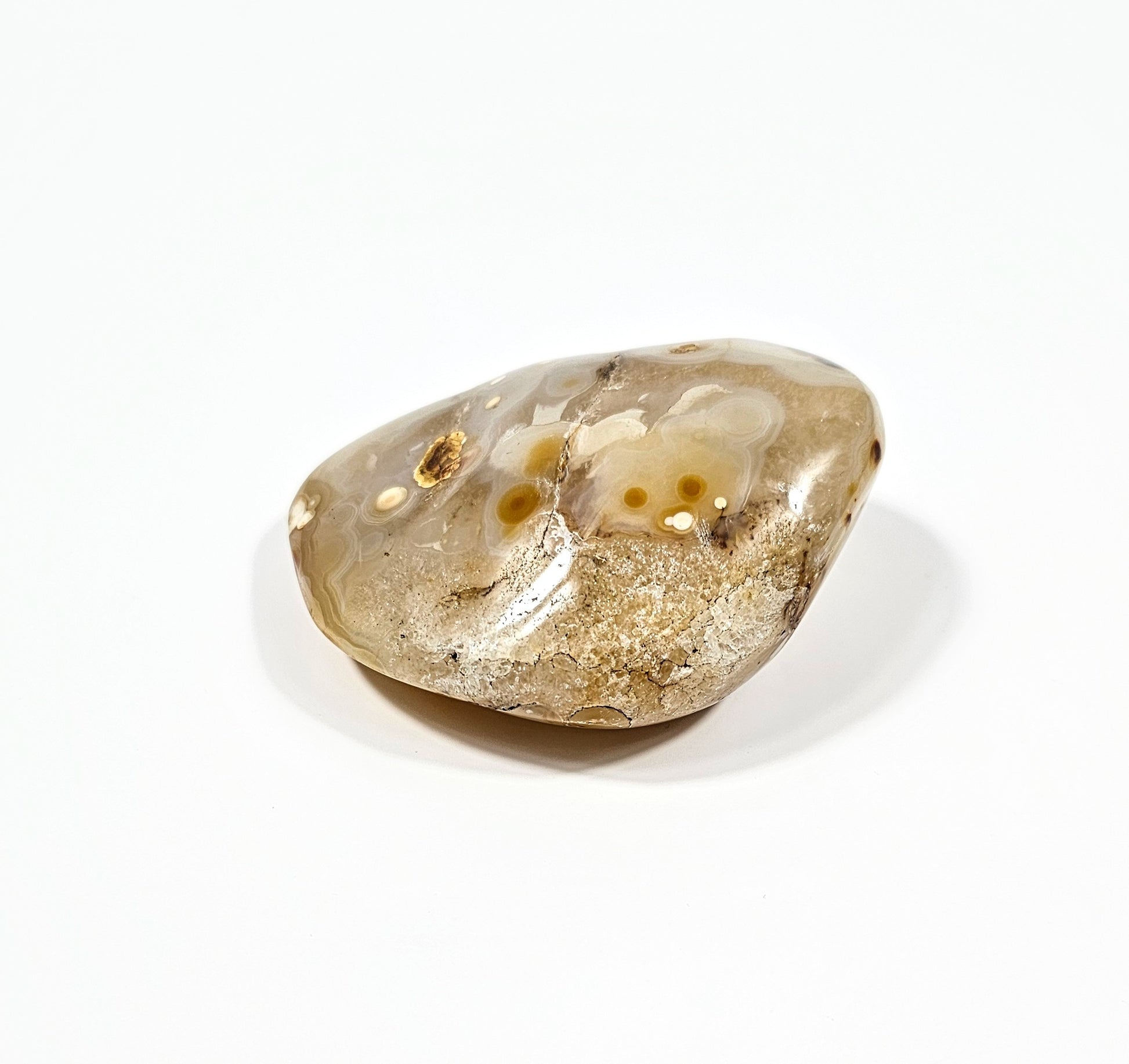 Agate Dendritique Polie