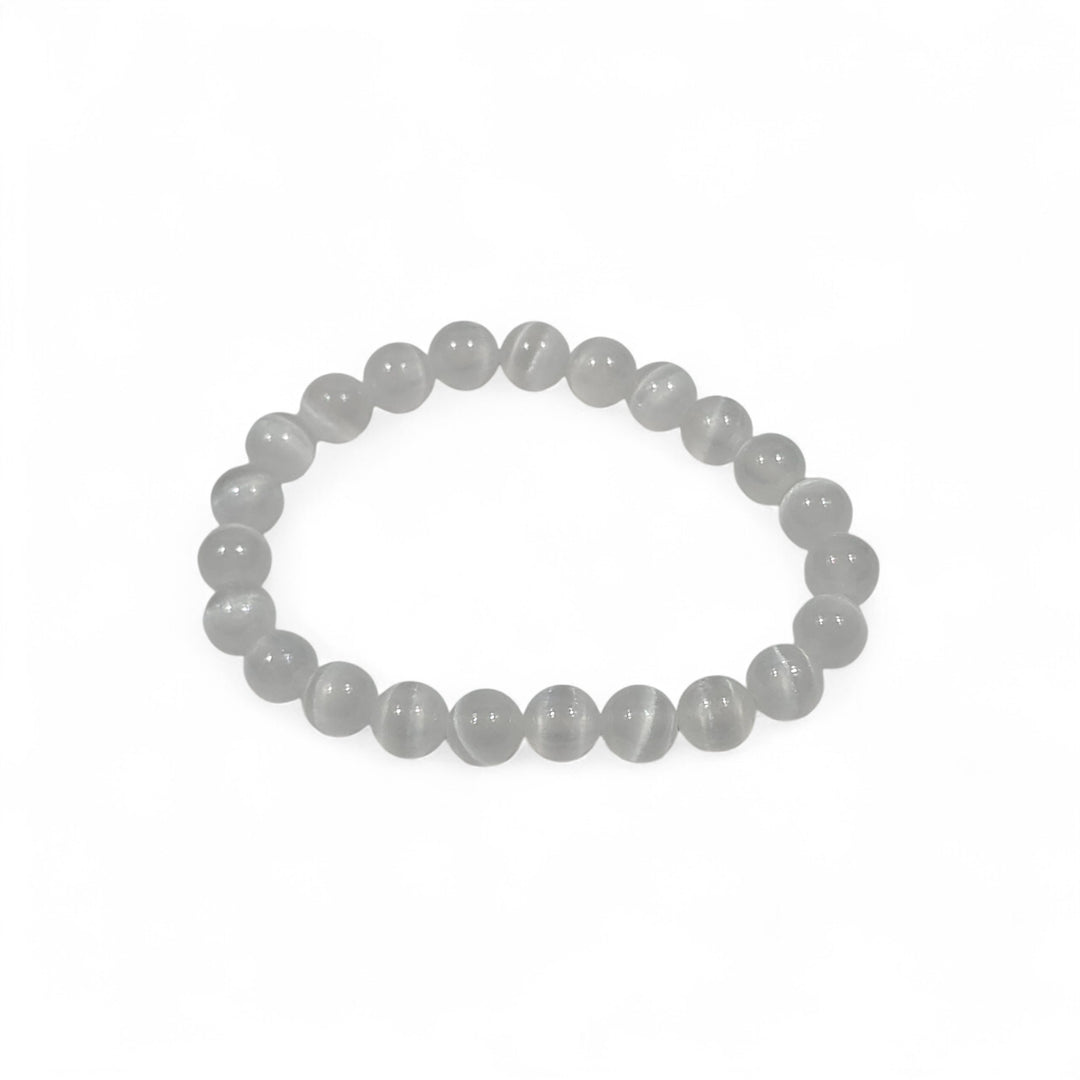 Bracelet en Sélénite Naturelle Polie